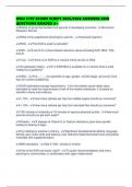 WGU C787 EXAMS SCRIPT 2025&sol;2026 ANSWERS AND QUESTIONS GRADED A&plus;
