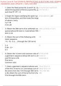 Kumon Level N Test EXAM ELABORATIONS QUESTIONS AND VERIFIED ANSWERS 2025 UPDATE &vert; 100&percnt; SOLVED