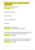 Clinical Neuroscience Exam 2 Questions And Answers&period;docx