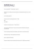 NUR390 Exam 1 2025&sol;2026&period; 88 Questions And Answers 