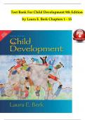 Child development 9th edition by laura e berk test bank
