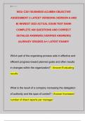 WGU C201 BUSINESS ACUMEN OBJECTIVE  ASSESSMENT 2 LATEST VERSIONS &lpar;VERSION A AND  B&rpar; NEWEST 2025 ACTUAL EXAM TEST BANK  COMPLETE 400 QUESTIONS AND CORRECT  DETAILED ANSWERS &lpar;VERIFIED ANSWERS&rpar;  &vert;ALREADY GRADED A&plus;&sol; LATEST EXAM&excl;&excl;&excl;