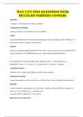 WGU C173 TEST QUESTIONS WITH DETAILED VERIFIED ANSWERS