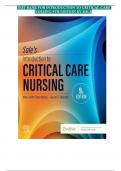 Test Bank for Sole&rsquo;s Introduction to Critical Care Nursing 9th Edition by Mary Beth Flynn Makic &comma; All Chapters