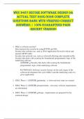 WGU D487 Secure Software Design OA  ACTUAL TEST 2025&sol;2026 COMPLETE  QUESTIONS BANK WITH VERIFIED CORRECT  ANSWERS&vert;&vert; 100&percnt; GUARANTEED PASS  <RECENT VERSION> 