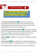TFM08 Exam With Correct Questions And Answers 2025