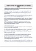 PAT 201 Practice Questions and Answers Uploaded 2025&period;