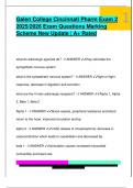 Galen College Cincinnati Pharm Exam 2  2025&sol;2026 Exam Questions Marking  Scheme New Update &vert; A&plus; Rated 