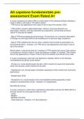 Ati capstone fundamentals pre-assessment Exam Rated A&plus;
