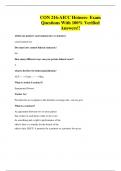 CON 216-AICC Hotness- Exam Questions With 100&percnt; Verified Answers&excl;&excl;