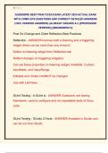 GUIDEWIRE BEST PRACTICES EXAM LATEST 2025 ACTUAL EXAM  WITH COMPLETE QUESTIONS AND CORRECT DETAILED ANSWERS  &lpar;100&percnt; VERIFIED ANSWERS&rpar; &vert;ALREADY GRADED A&plus;&vert; &vert;&vert;PROFESSOR  VERIFIED&vert;&vert; &vert;&vert;BRANDNEW&excl;&excl;&excl;&vert;&vert;