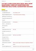 JLTV TEST &lpar;A AND B&rpar; EXAM 2025&sol;2026&vert; REAL EXAM QUESTIONS&vert; COMPLETE QUESTIONS AND VERIFIED SOLUTIONS&vert; GUARANTEED SUCCESS