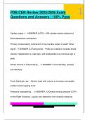 PDB CEN Review 2025&sol;2026 Exam  Questions and Answers &vert; 100&percnt; Pass