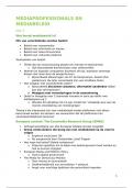 Samenvatting -  Mediaprofessionals en - beleid &lpar;SON84a&rpar;
