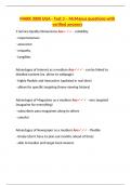 Principles of Marketing &ndash; MARK 3000 &ndash; University of Georgia &ndash; Exam 3 Study Guide with Verified Answers &lpar;McManus&rpar;