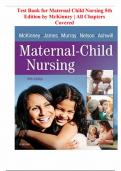 Test Bank for Maternal-Child Nursing 5th Edition by McKinney&comma; James&comma; Murray&comma; Nelson&comma; Ashwill