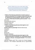 NR 567&sol; NR567 FINAL EXAM&colon; &lpar;NEW 2025&sol; 2026 UPDATE&rpar; ADVANCED PHARMACOLOGY FOR THE AGACNP REVIEW&vert; QUESTIONS & ANSWERS&vert; GRADE A&vert; 100&percnt; CORRECT &lpar;VERIFIED SOLUTIONS&rpar;- CHAMBERLAIN