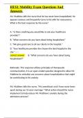 HESI Mobility Exam Questions And Answers&period;docx