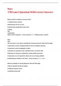Nurs 170 Exam 1 Questions With Correct Answers