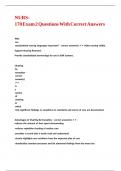 NURS-170 Exam 2 Questions With Correct Answers