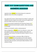RNRF DCF EXAM QUESTIONS AND ANSWERS 2025&sol;2026