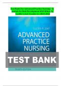 Test Bank For Advanced Practice Nursing&colon; Essentials for Role Development 4th Edition by Lucille A Joel 9780803660441 Chapter 1-30 Complete Guide