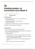 VOLLEDIGE samenvatting handels- en economisch recht / ondernemingsrecht