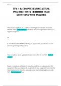 TFM 11&semi; COMPREHENSIVE ACTUAL PRACTICE TEST &vert; CERTIFIED EXAM QUESTIONS WITH ANSWERS