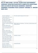 Exam &lpar;elaborations&rpar; PN ATI MED SURG  