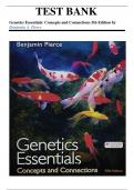 Test Bank For Genetics Essentials&colon; Concepts and Connections 5th Edition By Benjamin A&period; Pierce All Chapters 1-18