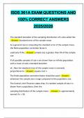 ISDS 361A EXAM QUESTIONS AND 100&percnt; CORRECT ANSWERS 2025&sol;2026
