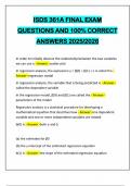 PACKAGE DEAL FOR ISDS 361A EXAMS QUESTIONS AND 100&percnt; CORRECT ANSWERS 2025&sol;2026