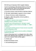 NR326&sol; NR 326 Chamberlain College Of Nursing -NR 326 Exam &num;2 Questions With Complete Solutions