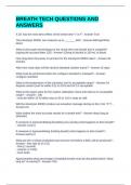 BREATH TECH QUESTIONS AND ANSWERS
