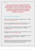 WGU C201 BUSINESS ACUMEN OBJECTIVE  ASSESSMENT 2 LATEST VERSIONS &lpar;VERSION A  AND B&rpar; NEWEST 2025 ACTUAL EXAM TEST BANK  COMPLETE 550 QUESTIONS AND CORRECT  DETAILED ANSWERS &lpar;VERIFIED ANSWERS&rpar;  &vert;ALREADY GRADED A&plus;