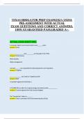 TEXAS IRRIGATOR PREP EXAM&lpar;2025&sol;2026&rpar;&colon; PRE-ASSESSMENT WITH ACTUAL  EXAM QUESTIONS AND CORRECT ANSWERS&comma; 100&percnt; GUARANTEED PASS&comma;GRADED A&plus;&period;