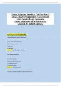 Texas Irrigation STUDY BUNDLE PACK SOLUTION 2025 Detailed Questions and Verified Answers&comma;Graded A&plus;&period;