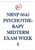 Psychotherapy  with Multiple  Modalities  Midterm Exam - Week 6