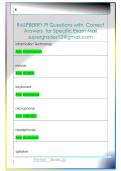 RASPBERRY PI Questions with  Correct  Answers  for Specific Exam Mail  supergrades12&commat;gmail&period;com