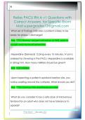 Relias PACU RN A v1 Questions with   Correct Answers  for Specific Exam  Mail supergrades12&commat;gmail&period;com 