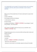 CATA PREP RISK MANAGEMENT EXAM QUESTIONS AND ANSWERS  &lpar;VERIFIED AND WELL DETAILED ANSWERS&rpar; LATEST UPDATE  2025&sol;2026 