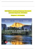 Test Bank for Auditing & Assurance Services A Systematic Approach 12th edition &lbrack;Messier 2024&rsqb; &vert;&vert; All Chapter &lpar; 1-21 &rpar; A&plus;&period;