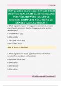 CSST practice exam &lpar;2025&rpar; ACTUAL EXAM  &lpar;TESTING REAL EXAM QUESTIONS&rpar; AND  VERIFIED ANSWERS &lpar;MULTIPLE  CHOICES&rpar; &vert;COMPLETE SOLUTIONS &vert;A&plus;  GRADED &vert;100&percnt; CORRECT&excl; &excl;&excl; 