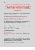 STSC EXAM NEWEST 2025 ACTUAL EXAM TEST BANK&vert; COMPLETE 350 QUESTIONS AND CORRECT DETAILED ANSWERS &lpar;VERIFIED ANSWERS&rpar; ALREADY GRADED A&plus;&vert; STSC EXAM REVIEW 2025 &lpar;BRAND NEW&excl;&excl;&rpar;