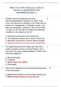 NR667- CEA FNP EXAM 2025&vert;ACTUAL EXAM&vert;450&plus;QUESTIONS AND ANSWERS&vert;GRADED A&plus;
