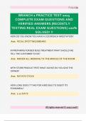 BRANCH 2 PRACTICE TEST 2025  COMPLETE EXAM QUESTIONS AND  VERIFIED ANSWERS &vert;RECENTLY  TESTING REAL EXAM QUESTIONS&vert; 100&percnt;  SOLVED&excl; &excl;&excl;