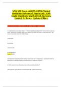 NSG 526 Exam 4&lpar;2025&sol;2026&rpar;&colon;Clinical ModalitiesAdvanced Psychiatric With Exam Questions and Correct Answers&comma; Graded A&plus; Latest Update-Wilkes&period;