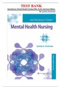 Test Bank for Introductory Mental Health Nursing&comma; 5th North American Edition by Cynthia Kincheloe &vert;All chapters covered&vert;