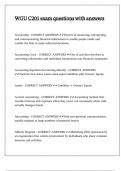 WGU C201 exam questions with answers
