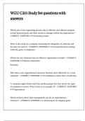WGU C201 Study Set questions with answers
